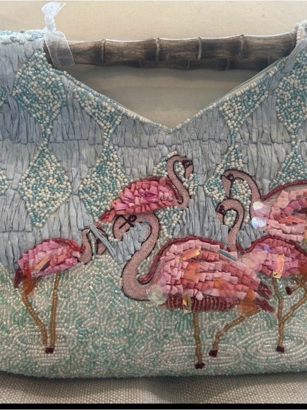 Viral TikTok Beaded Flamingo Bag - Picture 2 of 5